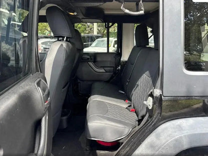 Interior de vehículo usado importado, asientos traseros negros, Carmexio México
